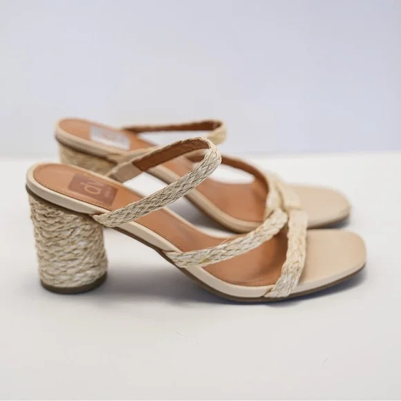 DV by Dolce Vita Cream Braided Sandals - Picture 1 of 5